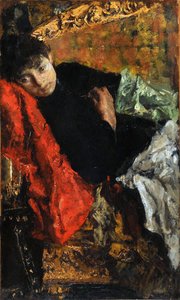 Pensative - Antonio Mancini